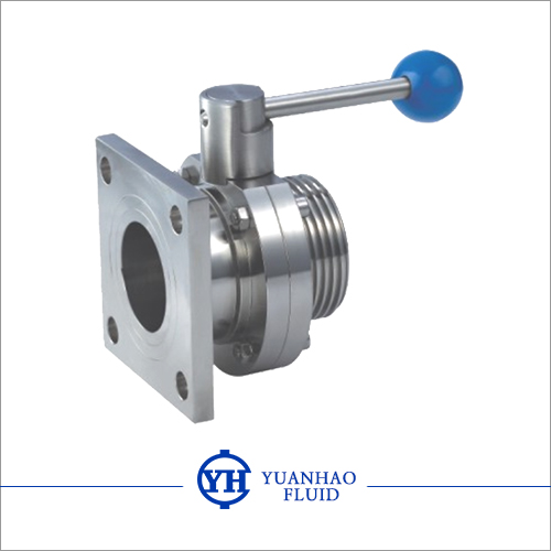 一端法蘭、一端螺紋蝶閥 Flange - threaded butterfly valve